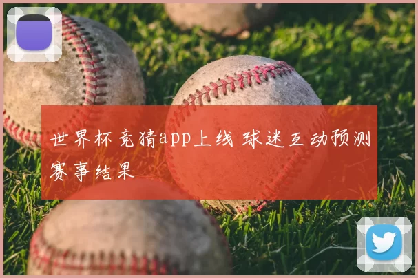 世界杯竞猜app上线 球迷互动预测赛事结果